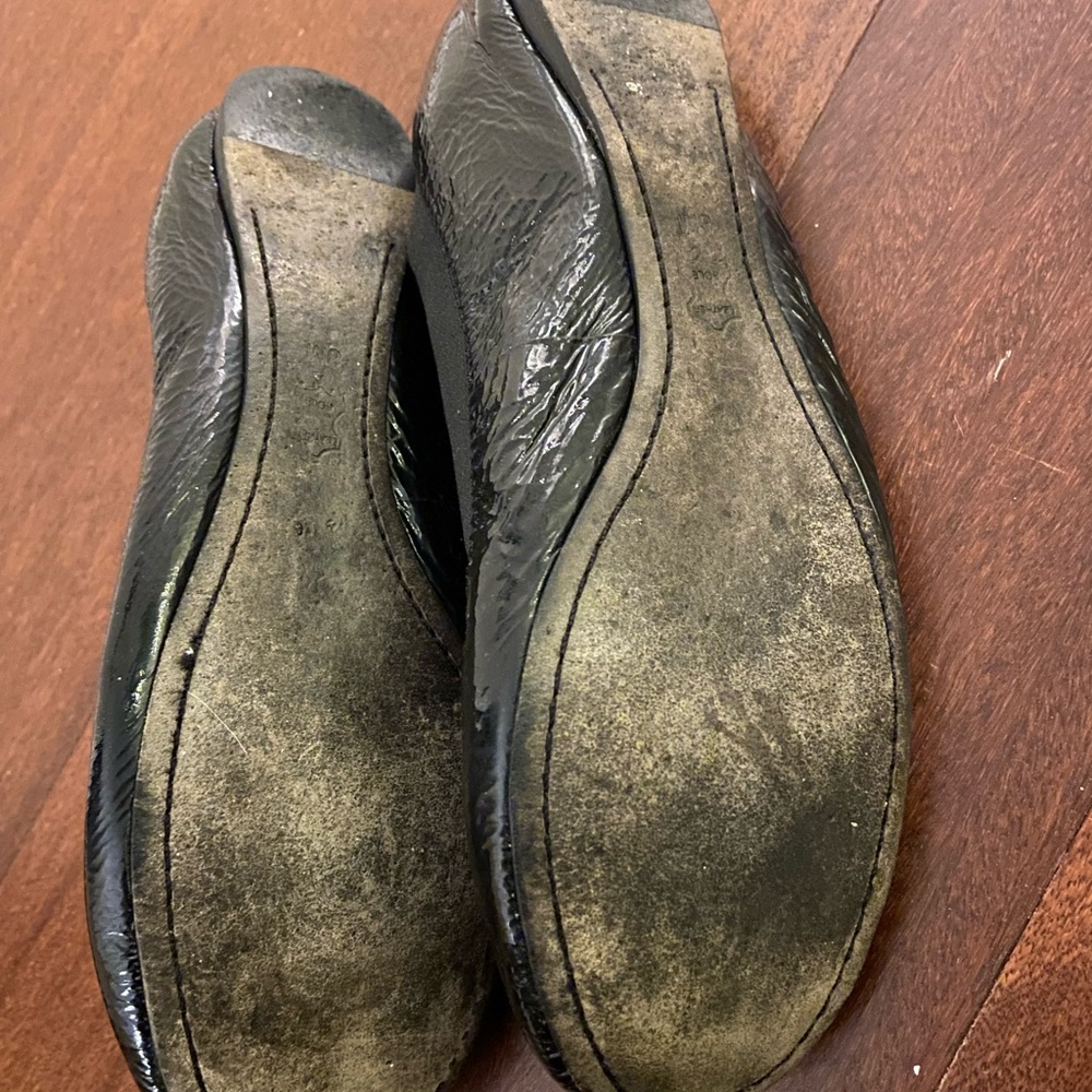 patent leather tory burch